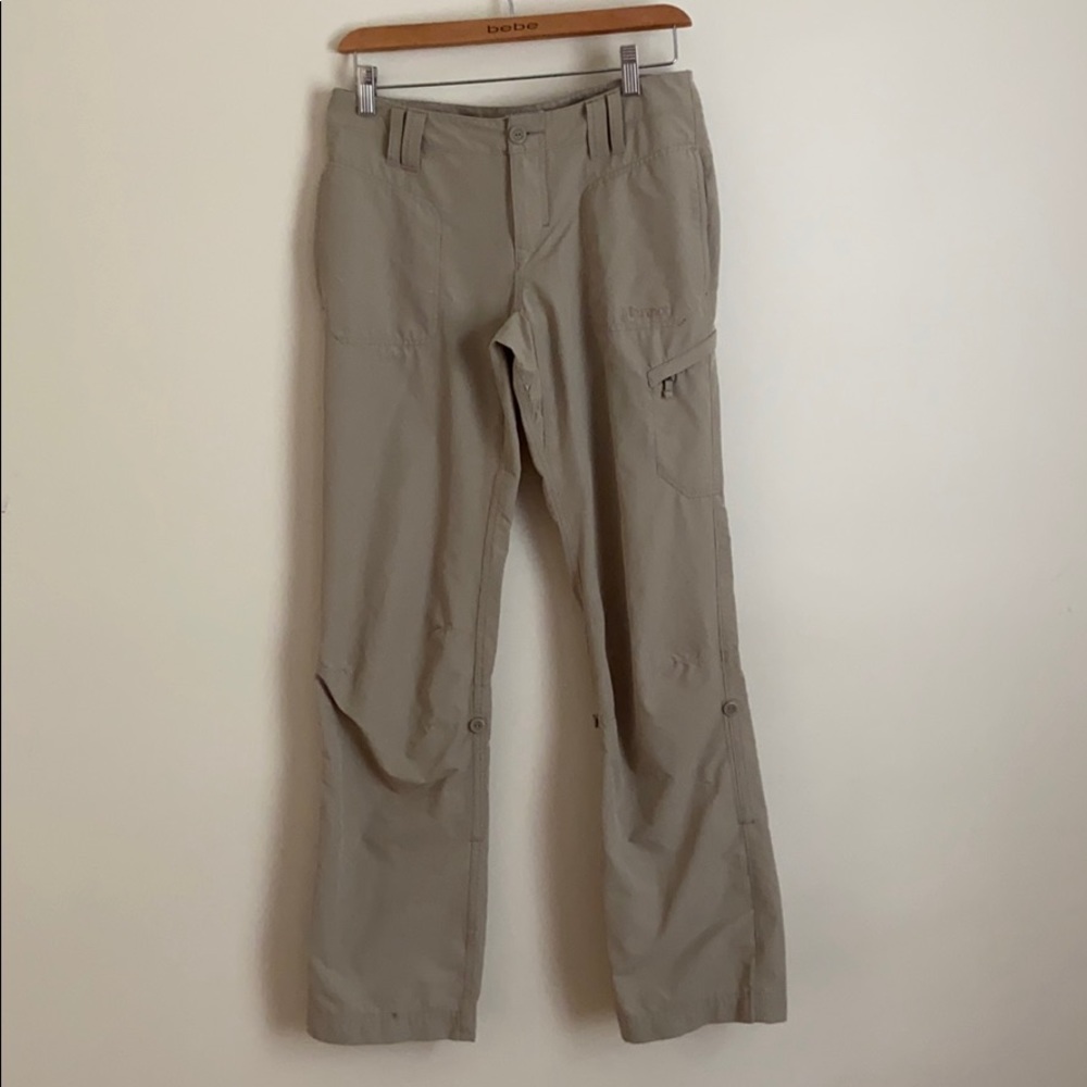 Marmot tan active pants with pockets:)